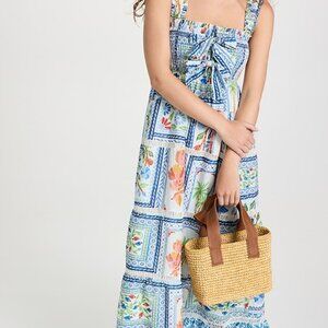 FARM Rio Tropical Tiles Maxi Dress